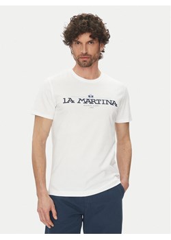 La Martina T-Shirt Aguer MAR304 JS206 Biały Regular Fit ze sklepu MODIVO w kategorii T-shirty męskie - zdjęcie 182754347