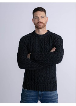 Petrol Industries Sweter M-3030-KWR247 Granatowy Regular Fit ze sklepu MODIVO w kategorii Swetry męskie - zdjęcie 182754355