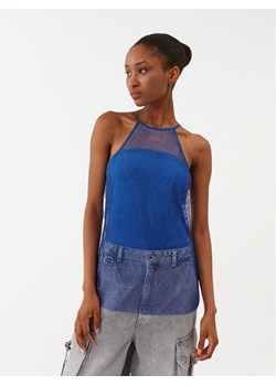 Patrizia Pepe Top 8M1547/A9U8-C966 Niebieski Regular Fit ze sklepu MODIVO w kategorii Bluzki damskie - zdjęcie 182754356