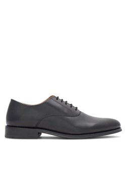 Gino Rossi Półbuty FLAVIO-02 123AM Czarny ze sklepu MODIVO w kategorii Buty eleganckie męskie - zdjęcie 182754398