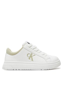 Calvin Klein Jeans Sneakersy Low Cut Lace-Up Sneaker V3X9-81058-1464 M Biały ze sklepu MODIVO w kategorii Buty sportowe dziecięce - zdjęcie 182754446