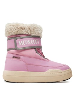 Moon Boot Śniegowce Junior Park Strap 80D3440030 Różowy ze sklepu MODIVO w kategorii Buty zimowe dziecięce - zdjęcie 182754447