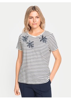 Olsen T-Shirt 11105068 Écru Regular Fit ze sklepu MODIVO w kategorii Bluzki damskie - zdjęcie 182754525