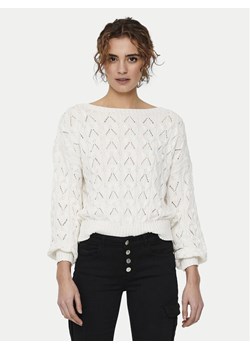 ONLY Sweter Brynn 15222853 Biały Regular Fit ze sklepu MODIVO w kategorii Swetry damskie - zdjęcie 182754567