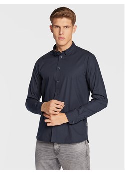 Solid Koszula 21103247 Granatowy Slim Fit ze sklepu MODIVO w kategorii Koszule męskie - zdjęcie 182754568