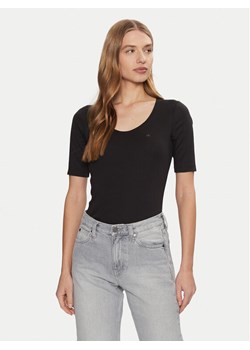 Calvin Klein T-Shirt K20K208050 Czarny Slim Fit ze sklepu MODIVO w kategorii Bluzki damskie - zdjęcie 182754657