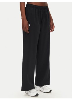 Under Armour Spodnie dresowe Rival 1386453 Czarny Wide Leg ze sklepu MODIVO w kategorii Spodnie damskie - zdjęcie 182754677