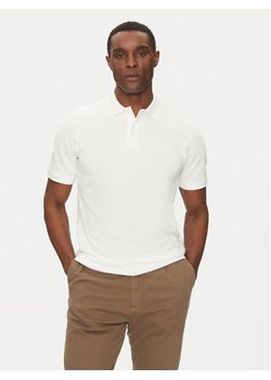 Selected Homme Polo 16095851 Biały Slim Fit ze sklepu MODIVO w kategorii T-shirty męskie - zdjęcie 182754777
