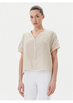 ICONA Bluzka RP5LE004 Beżowy Relaxed Fit ze sklepu MODIVO w kategorii Bluzki damskie - zdjęcie 182754876