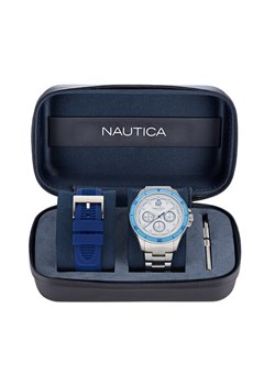 Nautica Zegarek NAPWRS405 Srebrny ze sklepu MODIVO w kategorii Zegarki - zdjęcie 182754879