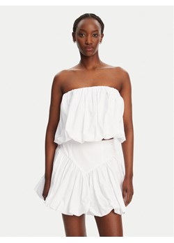 BARDOT Top Lissett Poplin 59795TB Biały Relaxed Fit ze sklepu MODIVO w kategorii Bluzki damskie - zdjęcie 182754887