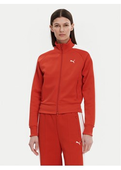 Puma Bluza T7 Always On 629796 Czerwony Regular Fit ze sklepu MODIVO w kategorii Bluzy damskie - zdjęcie 182754897