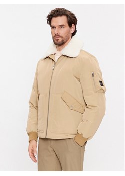 Boss Kurtka przejściowa Calliano 50498199 Beżowy Regular Fit ze sklepu MODIVO w kategorii Kurtki męskie - zdjęcie 182755125
