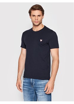Guess T-Shirt M2YI24 J1311 Granatowy Super Slim Fit ze sklepu MODIVO w kategorii T-shirty męskie - zdjęcie 182755198