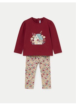 Mayoral Komplet bluzka i legginsy 2714 Czerwony Regular Fit ze sklepu MODIVO w kategorii Komplety niemowlęce - zdjęcie 182755219