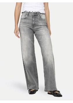 ONLY Jeansy Madison 15299800 Szary Wide Leg ze sklepu MODIVO w kategorii Jeansy damskie - zdjęcie 182755245
