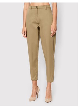 Karen by Simonsen Spodnie materiałowe Dafina 10103971 Brązowy Regular Fit ze sklepu MODIVO w kategorii Spodnie damskie - zdjęcie 182755249