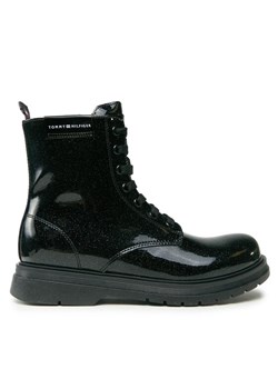 Tommy Hilfiger Trapery T4A5-33032-1237 S Czarny ze sklepu MODIVO w kategorii Buty zimowe dziecięce - zdjęcie 182755259