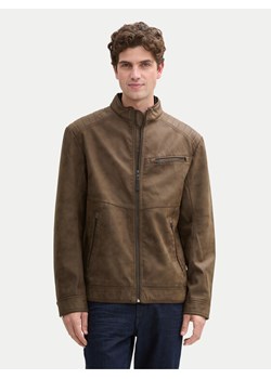 Tom Tailor Kurtka z imitacji skóry 1044633 Brązowy Regular Fit ze sklepu MODIVO w kategorii Kurtki męskie - zdjęcie 182755277