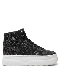 Guess Sneakersy Queenly FLTQUE FAL12 Czarny ze sklepu MODIVO w kategorii Buty sportowe damskie - zdjęcie 182755286