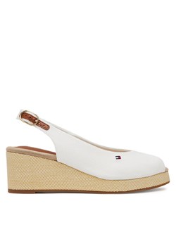 Tommy Hilfiger Espadryle Flag Mid Wedge Espad Slingback FW0FW08595 Biały ze sklepu MODIVO w kategorii Espadryle damskie - zdjęcie 182755356