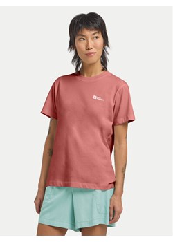 Jack Wolfskin T-Shirt Essential 1808352 Różowy Regular Fit ze sklepu MODIVO w kategorii Bluzki damskie - zdjęcie 182755498