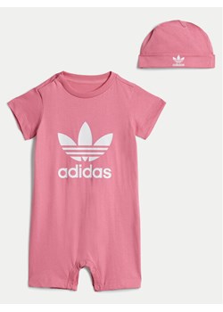 adidas Romper Gift Set IY0748 Różowy Loose Fit ze sklepu MODIVO w kategorii Odzież dla niemowląt - zdjęcie 182755509