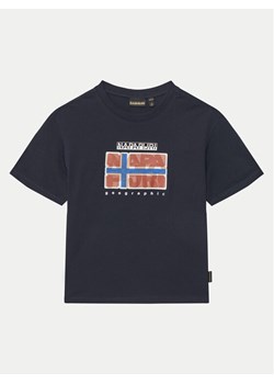 Napapijri T-Shirt S-Sella NP0A4IGX M Granatowy Regular Fit ze sklepu MODIVO w kategorii T-shirty chłopięce - zdjęcie 182755529