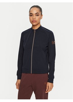EA7 Emporio Armani Bluza 6DTM06 TJVHZ 1562 Granatowy Regular Fit ze sklepu MODIVO w kategorii Bluzy damskie - zdjęcie 182755555