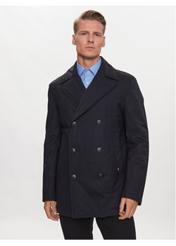 Boss Płaszcz P-Hyde-Peacoat-233 50498100 Granatowy Slim Fit - id: 0000302796656 - marki BOSS HUGO BOSS - 182755558 Boss Płaszcz P-Hyde-Peacoat-233 50498100 Granatowy Slim Fit ze sklepu MODIVO w kategorii Płaszcze męskie - zdjęcie 182755558