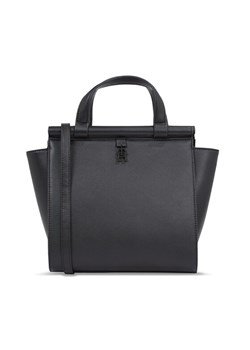 Tommy Hilfiger Torebka Th Feminine Small Tote AW0AW15250 Czarny ze sklepu MODIVO w kategorii Kuferki - zdjęcie 182755559