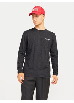 Jack&Jones Longsleeve Alvis 12259735 Czarny Standard Fit ze sklepu MODIVO w kategorii T-shirty męskie - zdjęcie 182755717