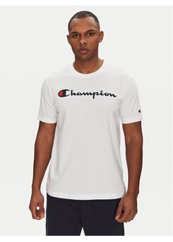 Champion T-Shirt 220256 Biały Regular Fit ze sklepu MODIVO w kategorii T-shirty męskie - zdjęcie 182755819