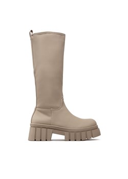 DeeZee Kozaki ZAL90099Y-3 Beżowy ze sklepu MODIVO w kategorii Kozaki damskie - zdjęcie 182755879