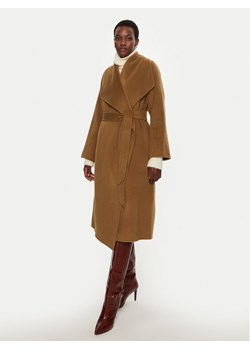 IVY OAK Płaszcz wełniany Carrie Rose IO111048 Brązowy Loose Fit ze sklepu MODIVO w kategorii Płaszcze damskie - zdjęcie 182755917