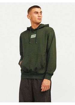 Jack&Jones Bluza Hakkai 12256841 Zielony Relaxed Fit ze sklepu MODIVO w kategorii Bluzy męskie - zdjęcie 182755927