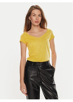 Sisley T-Shirt 3TNHL4007 Żółty Regular Fit ze sklepu MODIVO w kategorii Bluzki damskie - zdjęcie 182756025
