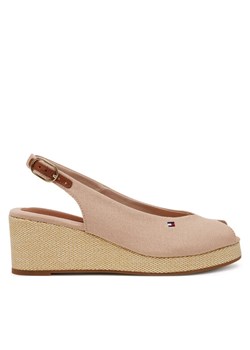 Tommy Hilfiger Espadryle Flag Mid Wedge Espad Slingback FW0FW08595 Różowy ze sklepu MODIVO w kategorii Espadryle damskie - zdjęcie 182756057
