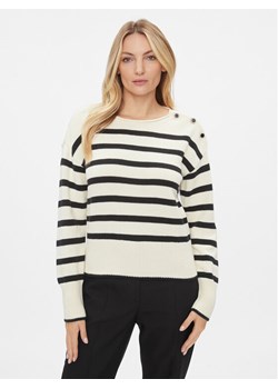Vila Sweter 14092999 Écru Regular Fit ze sklepu MODIVO w kategorii Swetry damskie - zdjęcie 182756096