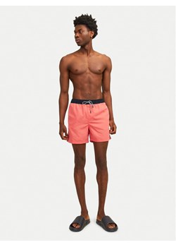 Jack&Jones Szorty kąpielowe Fiji 12253129 Różowy Regular Fit ze sklepu MODIVO w kategorii Kąpielówki - zdjęcie 182756108