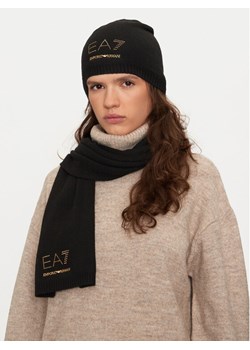 EA7 Emporio Armani Zestaw Szalik i Czapka 282000 4F200 00020 Czarny ze sklepu MODIVO w kategorii Komplety czapka i szalik damskie - zdjęcie 182756145