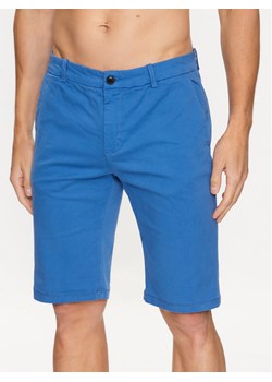 Lindbergh Szorty materiałowe 30-505044 Niebieski Slim Fit ze sklepu MODIVO w kategorii Spodenki męskie - zdjęcie 182756247