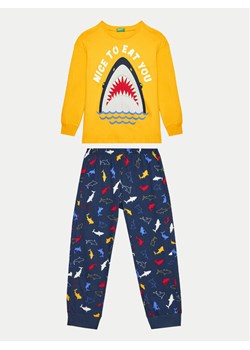 United Colors Of Benetton Piżama 3VR50P07J Kolorowy Regular Fit ze sklepu MODIVO w kategorii Piżamy dziecięce - zdjęcie 182756269