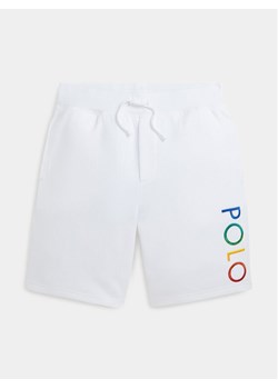 Polo Ralph Lauren Szorty sportowe 322936096001 Biały Regular Fit ze sklepu MODIVO w kategorii Spodenki chłopięce - zdjęcie 182756285