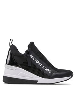 MICHAEL Michael Kors Sneakersy Willis Wedge Trainer 43S2WIFS1D Czarny - id: 0000300217818 - marki Michael Michael Kors - 182756306 MICHAEL Michael Kors Sneakersy Willis Wedge Trainer 43S2WIFS1D Czarny ze sklepu MODIVO w kategorii Buty sportowe damskie - zdjęcie 182756306