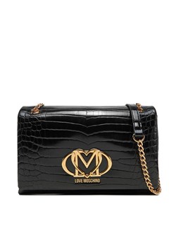 LOVE MOSCHINO Torebka JC4046PP1MLE100A Czarny ze sklepu MODIVO w kategorii Kopertówki - zdjęcie 182756326