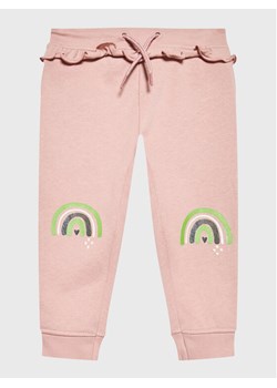 Blue Seven Spodnie dresowe 965074 Różowy Regular Fit ze sklepu MODIVO w kategorii Spodnie dziewczęce - zdjęcie 182756335