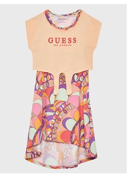 Guess Sukienka codzienna J2GK39 K6YW3 Kolorowy Regular Fit ze sklepu MODIVO w kategorii Sukienki dziewczęce - zdjęcie 182756519