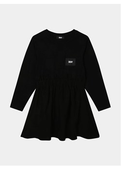 DKNY Sukienka codzienna D32895 S Czarny Regular Fit ze sklepu MODIVO w kategorii Sukienki dziewczęce - zdjęcie 182756547