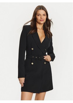 Guess Sukienka koktajlowa Leonie W4BK46 WGLO2 Czarny Regular Fit ze sklepu MODIVO w kategorii Sukienki - zdjęcie 182757008